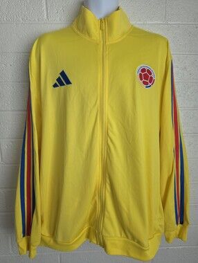 Mens Adidas Colombia Soccer Club Track Jacket Size XXL